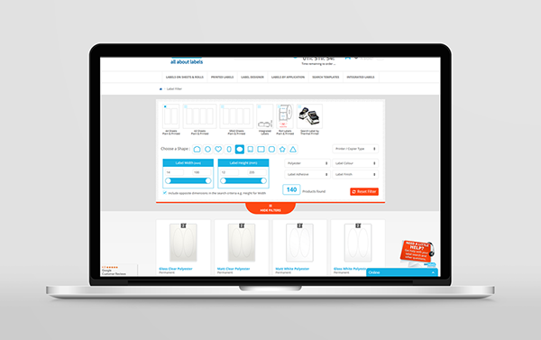 New Label Finder at AA Labels