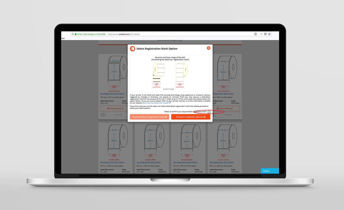 New Label Finder at AA Labels