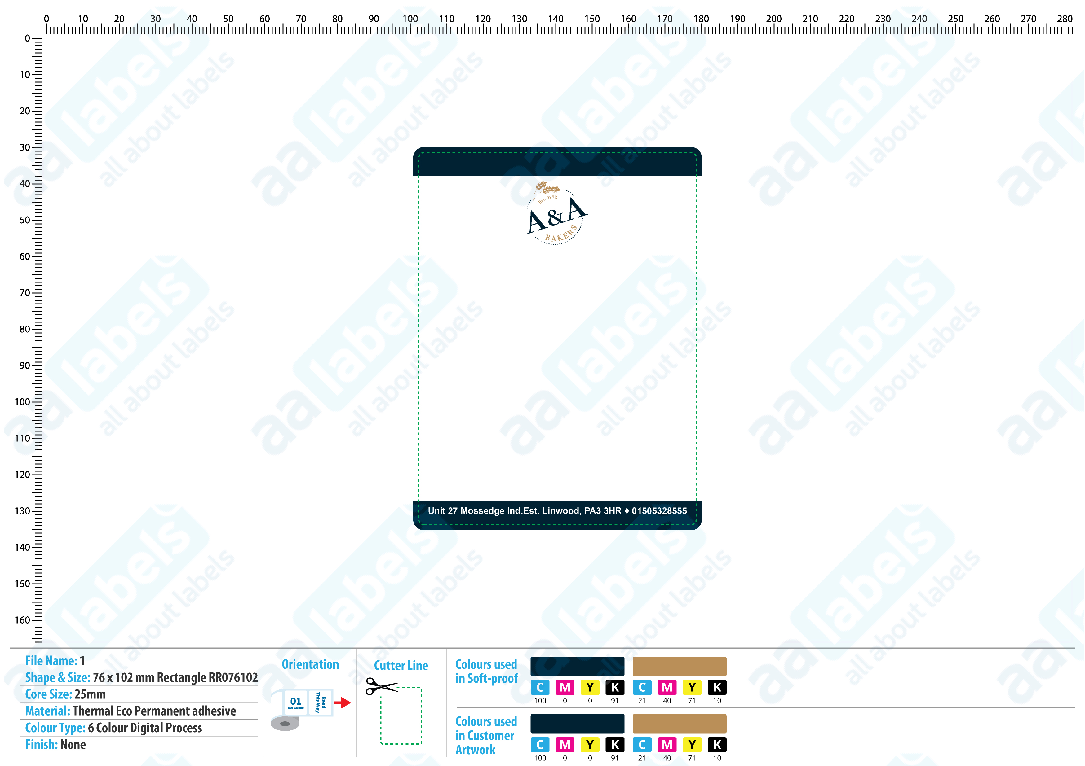 Quotation confirmation | Next Day Delivery | AA Labels