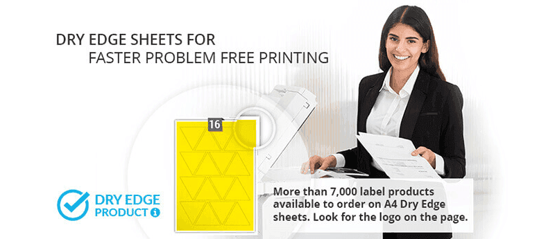 Dry Edge Sheets labels