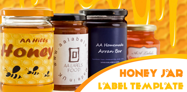 Honey Jar Label Template: Ode to The Honey Bee