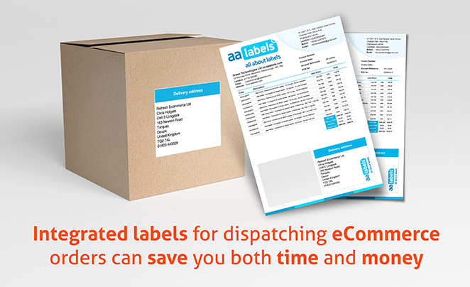 How using integrated labels for dispatching eCommerce orders can save you both time and money