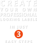 Create your own professional looking labels