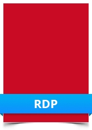 Matt Red Permanent Adhesive