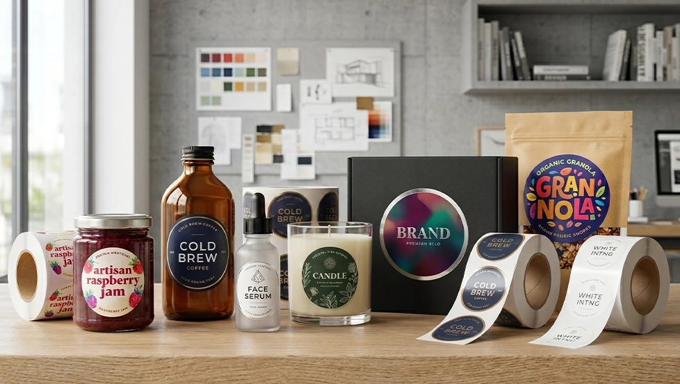Custom Circular Labels on Rolls: A Smart Choice for Branding and Packaging