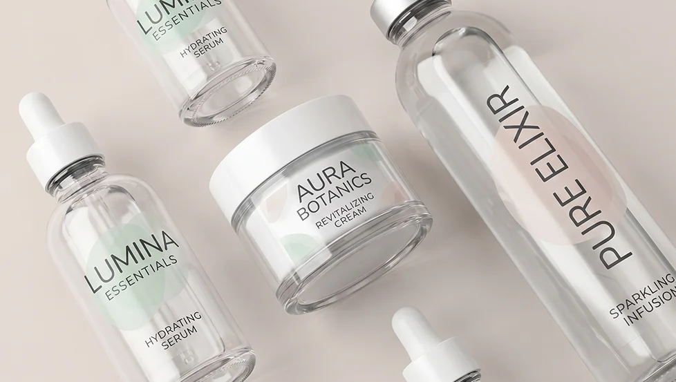 Custom Clear Labels for Transparent Packaging