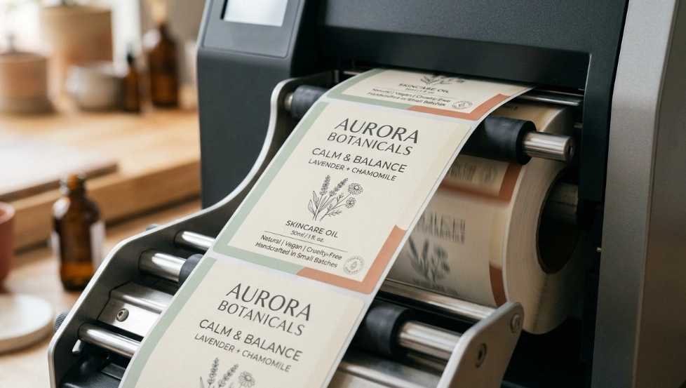 Custom Printed Roll Labels for Packaging, Shipping & Retail