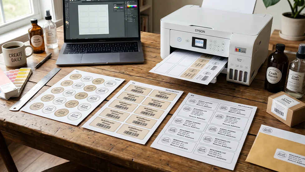 Custom Sheet Labels: Circle, Rectangle & Address Labels