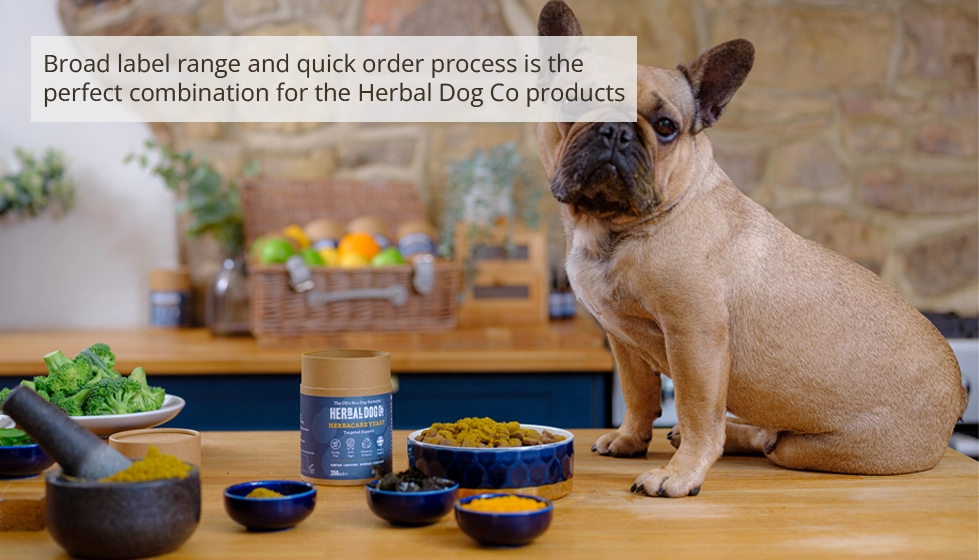 Herbal Dog | Partnership Labelling Case Study | AA Labels
