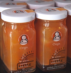 Honey Jar Label Template Set: Curved Honeycomb Design