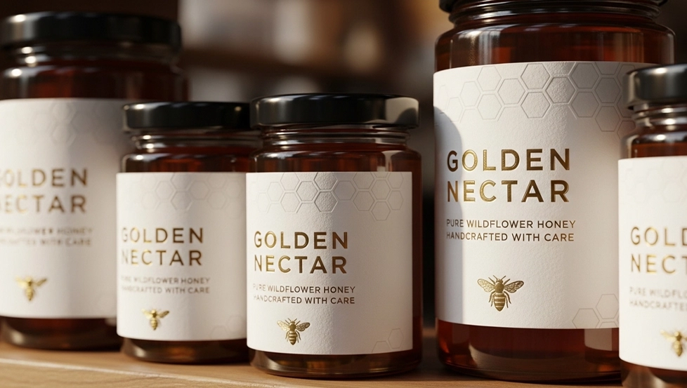 Honey Labels for Jars, Bottles & Containers