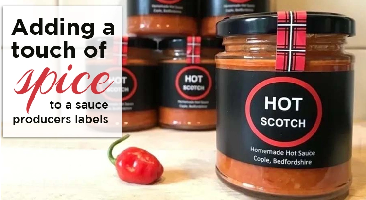 Adding a touch of spice to a sauce producers labels