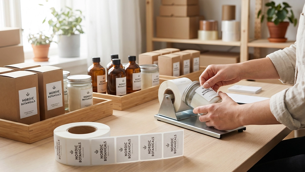 How Roll Labels Help UK Small Businesses Improve Product Packaging
