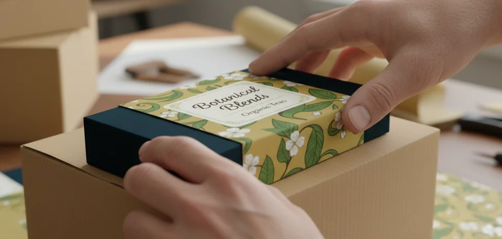 Simple and efficient application of packaging sleeves