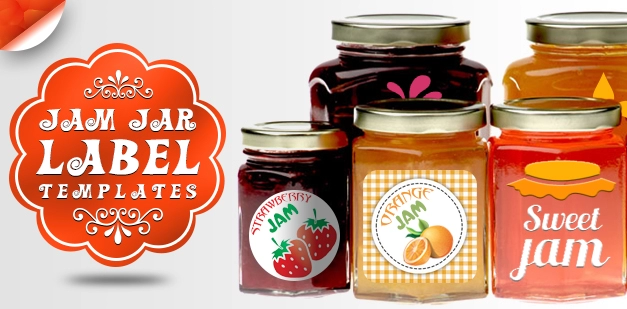 Jam Jar Label Templates: Great Summer Designs