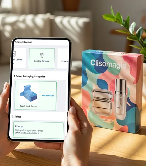 Faster product selection for label orders