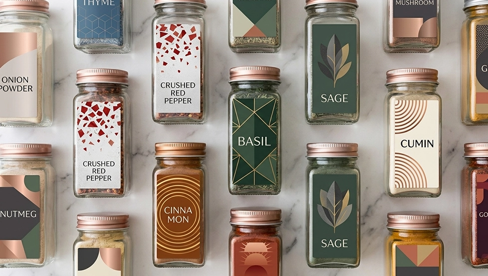 Spice Jar Labels: A Complete Guide to Designing and Organising Your Kitchen or Business