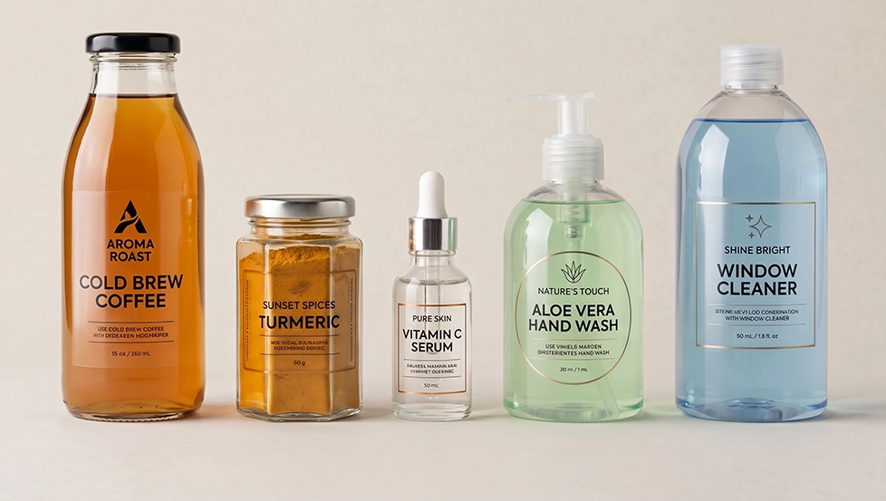 Transparent Labels for Products: A Clean and Modern Packaging Solution