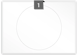 1 Circular Label per A3 sheet 