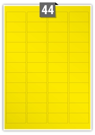 49mm x 25mm Rectangle Label | A4 Sheet | AA Labels