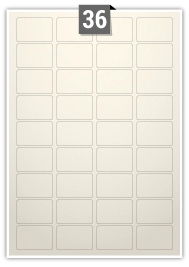 36 rectangle 45mm X 30mm labels on A4 sheet | AA Labels | T309