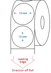 13 mm Circle Roll Labels