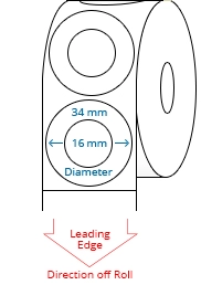 34 (16) mm Circle Roll Labels