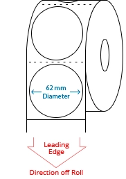 62 mm Circle Roll Labels