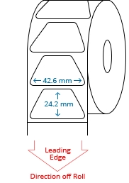 42.6 mm x 24.2 mm Roll Labels