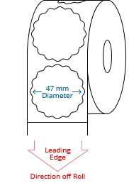 47 mm x 47 mm Roll Labels