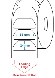 56 mm x 24 mm Roll Labels