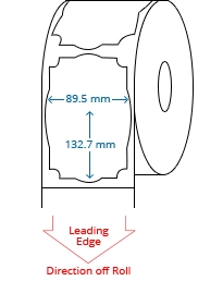 89.5 mm x 132.7 mm Roll Labels