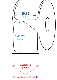 89.62 mm x 120.26 mm Roll Labels