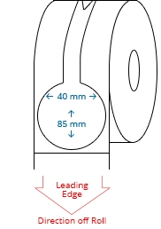 40 mm x 85 mm Roll Labels
