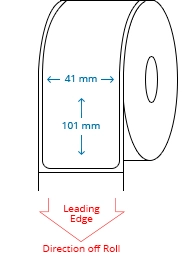 41 mm x 101 mm Roll Labels