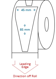 45 mm x 85 mm Roll Labels