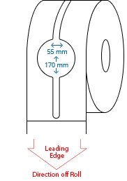 55 mm x 170 mm Roll Labels