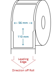 56 mm x 110 mm Roll Labels