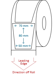70 mm x 80 mm / 50 mm x 80 mm Roll Labels
