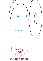 76 mm x 148 mm Roll Labels