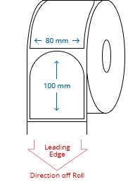 80 mm x 100 mm Roll Labels