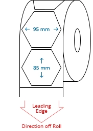95 mm x 85 mm Roll Labels