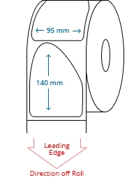 95 mm x 140 mm Roll Labels