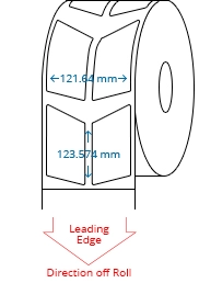 60.82 mm x 123.574 mm Roll Labels