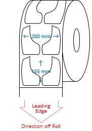 100 mm x 155 mm Roll Labels