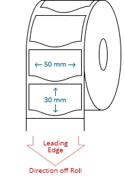 50 mm x 30 mm Roll Labels