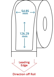 54.85 mm x 126.29 mm Roll Labels