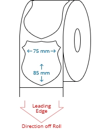 75 mm x 85 mm Roll Labels