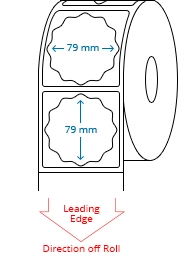 79 mm x 79 mm Roll Labels
