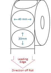 40 mm x 30 mm Roll Labels
